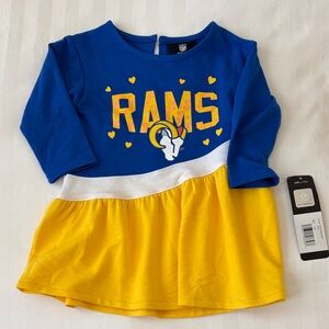 NFL LA RAMS Kids Long Sleeve dress